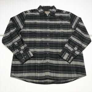 North River Men’s Long Sleeve Button Up Shirt Size Large NRM6386